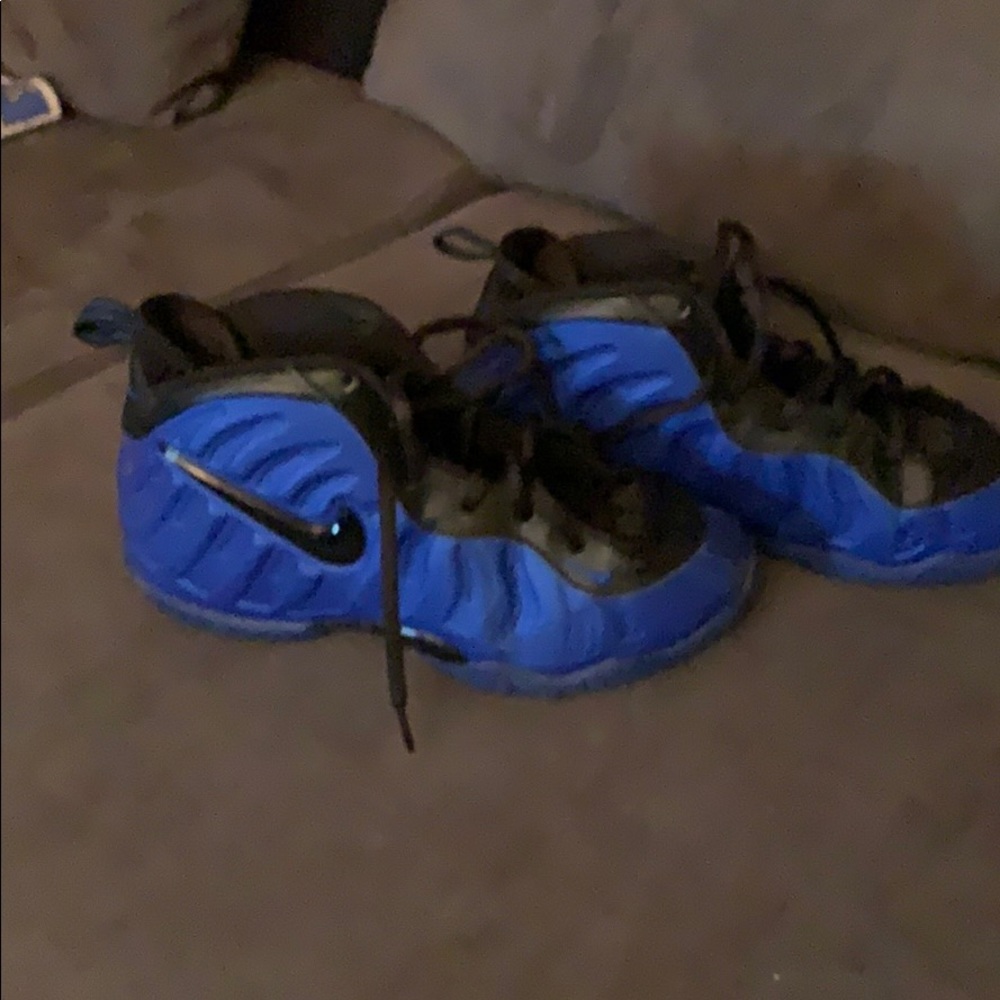 Blue and Black Nike Foamposites